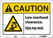 Safety Sign 10 in x 14 in Vinyl