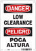 Safety Sign 10 in x 7 in Polyethylene