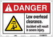 Safety Sign 10 in x 14 in Aluminum