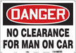 Safety Sign 14 inx20 in Polyethylene