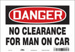 Safety Sign 7 in x 10 in Vinyl