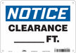 Safety Sign 7 in x 10 in Aluminum