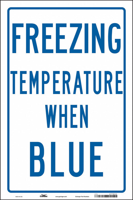 Safety Sign 18 inx12 in Vinyl