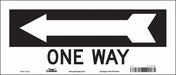 K1472 Safety Sign 6 1/2 in x 14 in Vinyl