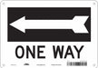 Safety Sign 7 in x 10 in Aluminum