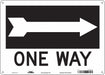 Safety Sign 10 in x 14 in Aluminum