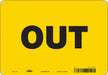 K1481 Safety Sign 7 in x 10 in Polyethylene