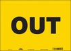 K1481 Safety Sign 10 in x 14 in Vinyl