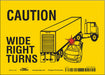 K1511 Safety Sign 5 inx7 in Vinyl