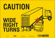 K1511 Safety Sign 7 inx10 in Vinyl