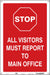 Safety Sign 18 in x 12 in Aluminum