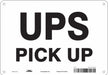 Traffic Sign 7 in x 10 in Aluminum