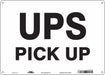 Safety Sign 10 inx14 in Polyethylene