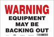 K1536 Safety Sign 7 in x 10 in Vinyl