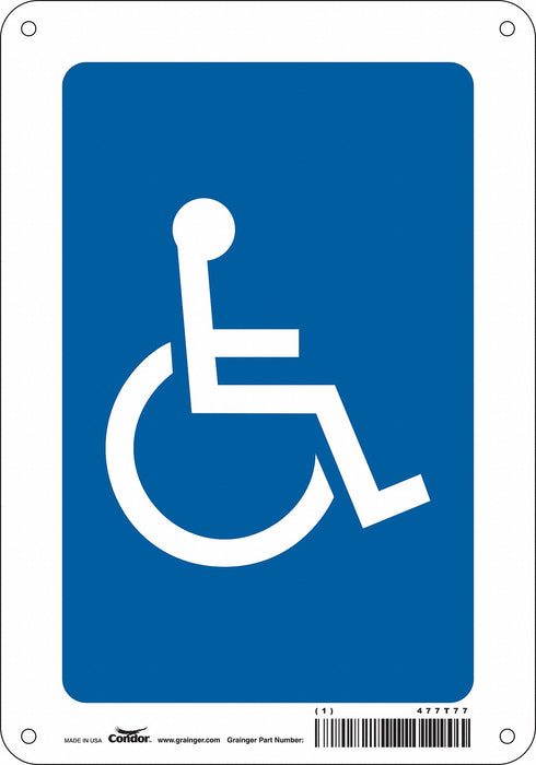 Safety Sign 10 inx7 in Aluminum