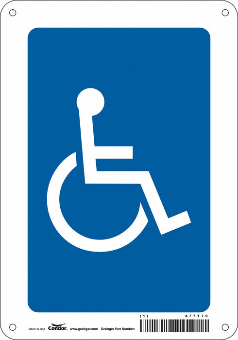 Safety Sign 10 inx7 in Polyethylene
