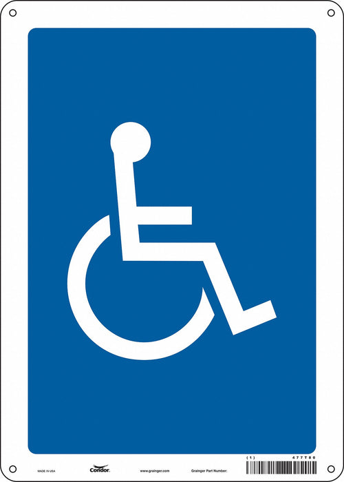 Safety Sign 14 inx10 in Polyethylene