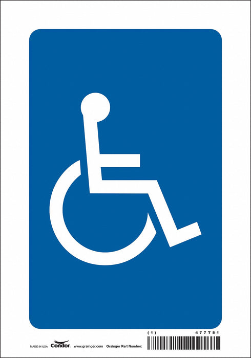 Safety Sign 10 inx7 in Vinyl