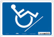 Safety Sign 7 inx10 in Polyethylene