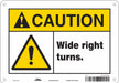 Safety Sign 7 inx10 in Vinyl