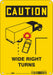 Safety Sign 10 inx7 in Aluminum