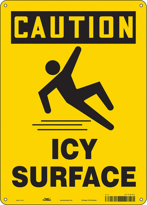 Safety Sign 14 inx10 in Polyethylene