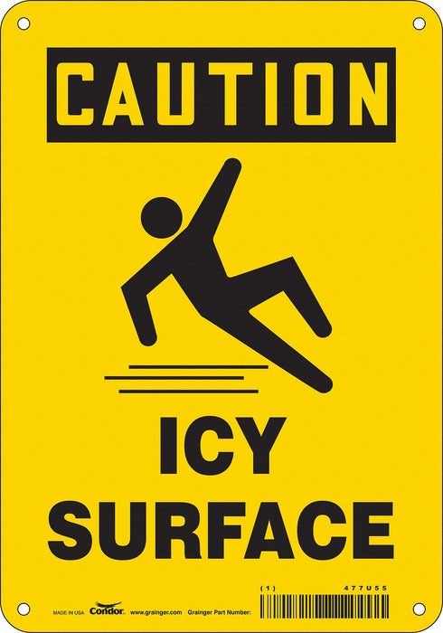 Safety Sign 10 inx7 in Vinyl