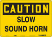 Safety Sign 10 inx14 in Polyethylene