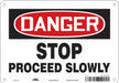 Traffic Sign 7 in x 10 in Aluminum