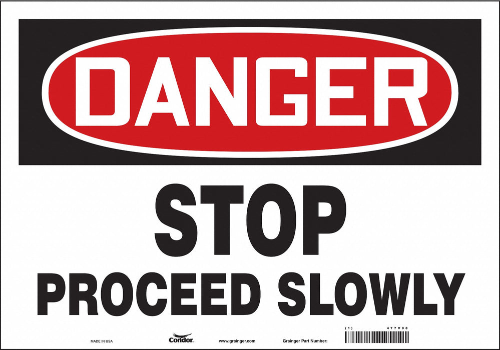 Safety Sign 14 inx20 in Vinyl