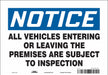 Safety Sign 7 in x 10 in Vinyl