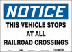 Safety Sign 10 inx14 in Vinyl