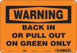 Safety Sign 7 inx10 in Polyethylene