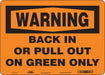 Safety Sign 10 inx14 in Polyethylene