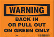 Safety Sign 7 inx10 in Vinyl