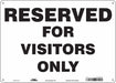 Visitor Parking Sign 10 x 14 