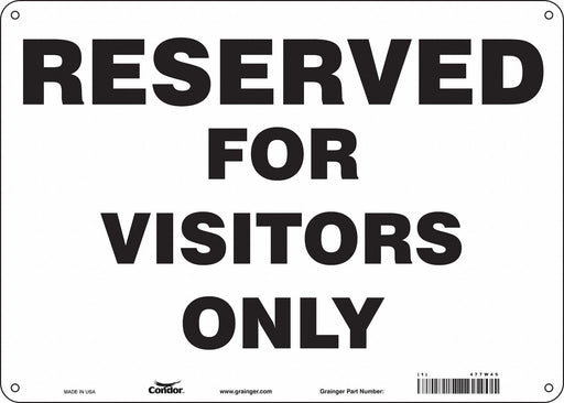 Visitor Parking Sign 10 x 14 