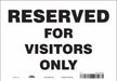 Visitor Parking Sign 7 x 10 