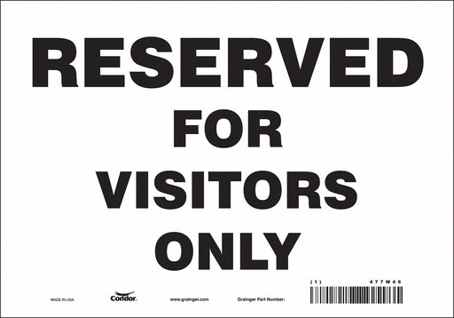 Visitor Parking Sign 7 x 10 