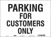 Customer Parking Sign 10 x 14 