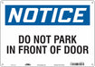 Safety Sign 10 inx14 in Aluminum