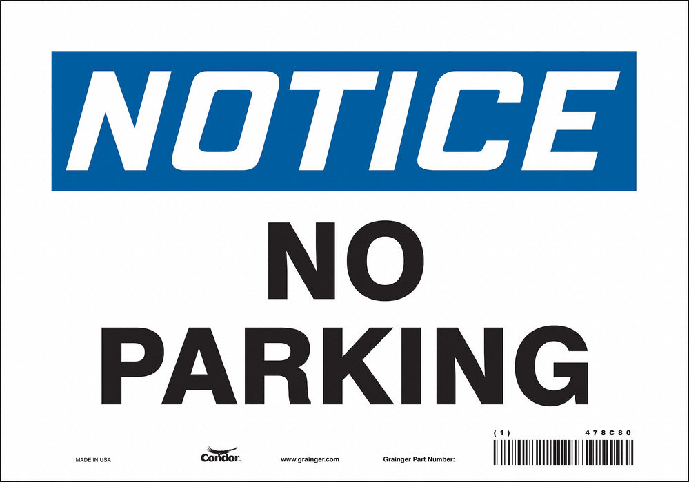 J7000 Safety Sign 7 inx10 in Vinyl