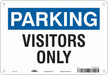 Visitor Parking Sign 7 x 10 