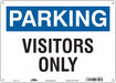 Visitor Parking Sign 10 x 14 