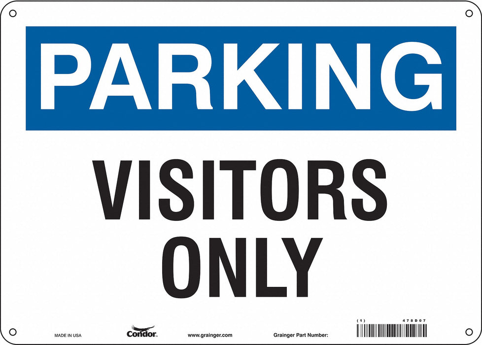 Visitor Parking Sign 10 x 14 