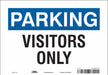 Visitor Parking Sign 7 x 10 