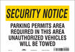 Safety Sign 7 inx10 in Vinyl