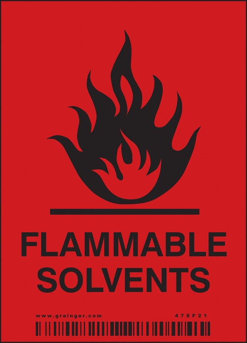 Safety Sign 4in x 2.875in Vinyl PK25