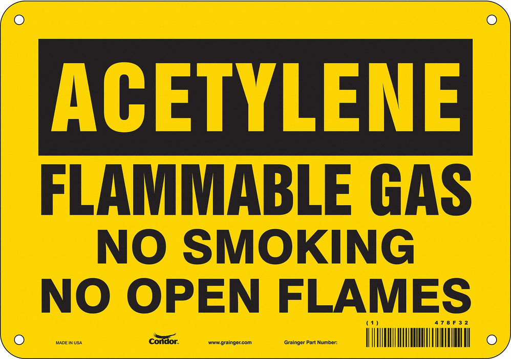 J9360 Danger Sign 7 in x 10 in Aluminum