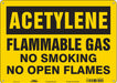 J9360 Safety Sign 10 in x 14 in Polyethylene